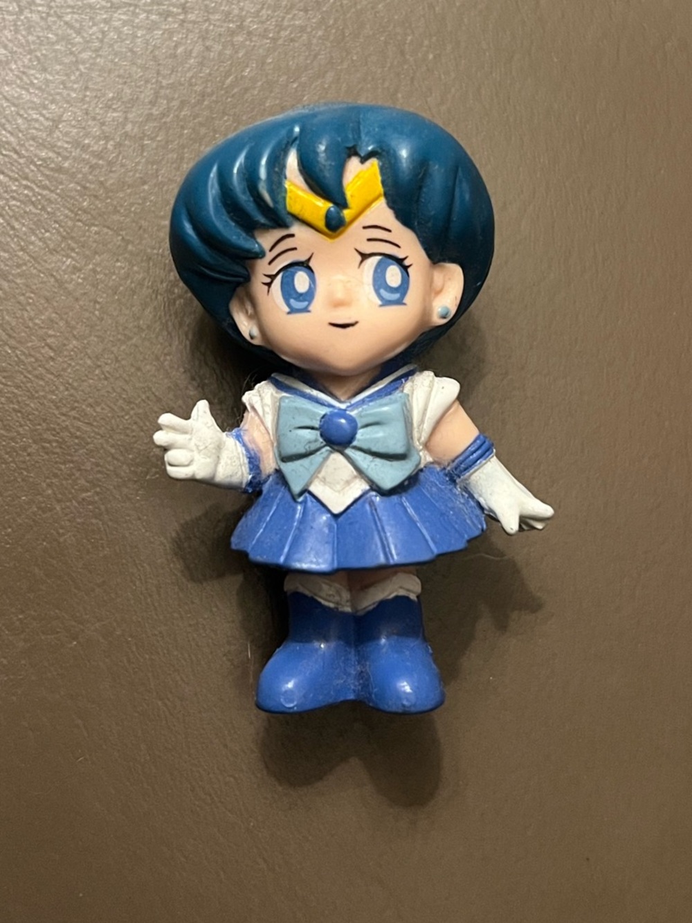 *VINTAGE/RARE* Sailor Moon Sailor Mercury 2" Chibi Figure 1996 Bandai (Irwin)
